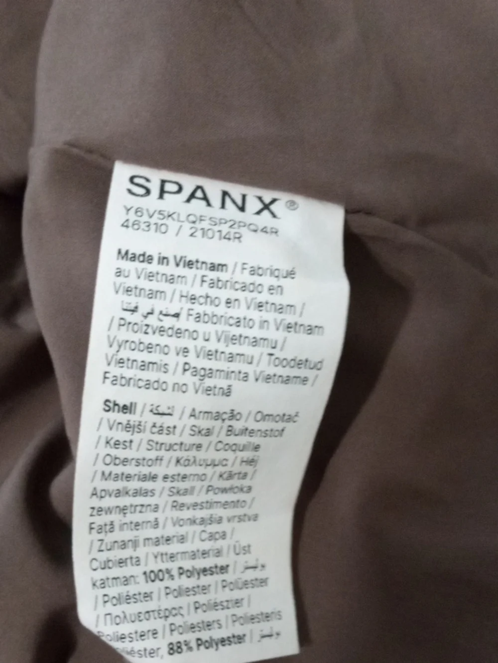 Spanx Blazer Tags